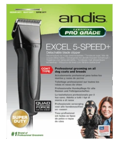 Andis Excel 5 Speed Clipper -Wah Shop AN 65435 3