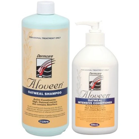 Aloveen Oatmeal Shampoo & Conditioner Combo - Large 1 Aloveen Oatmeal Shampoo & Conditioner Combo - Large