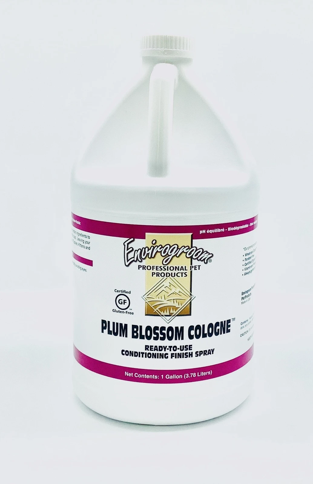 Envirogroom Plum Blossom Cologne RTU Conditioning Finish Spray 1 Gallon 1 Envirogroom Plum Blossom Cologne RTU Conditioning Finish Spray 1 Gallon