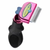 Furminator DeShedding Tool - Small Cat Short Hair Metallic [Pink]