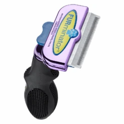 Furminator DeShedding Tool - Large Cat Short Hair Metallic [Purple]