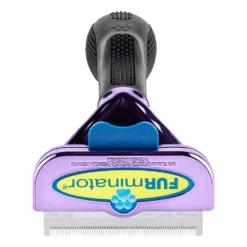 Furminator DeShedding Tool - Large Cat Short Hair Metallic [Purple] -Wah Shop FU 01225 3