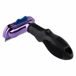 Furminator DeShedding Tool - Large Cat Short Hair Metallic [Purple] -Wah Shop FU 01225 4