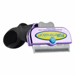 Furminator DeShedding Tool - Large Cat Long Hair Metallic [Purple] -Wah Shop FU 01226 2