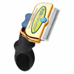 Furminator DeShedding Tool - Medium Dog Short Hair Metalic [Rose Gold]