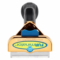 Furminator DeShedding Tool - Medium Dog Short Hair Metalic [Rose Gold] -Wah Shop FU 02515 3