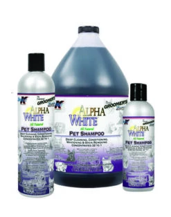 Groomer's Edge Alpha White Shampoo 3.8L -Wah Shop GE 12400 1