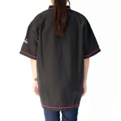 Groomtech Siena V-Neck Grooming Jacket - Pink [Size: Small] -Wah Shop GT 80802