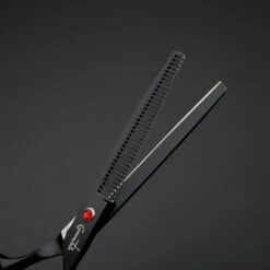 Groomtech Spring Black Pet Grooming Scissors Kit, Set Of 4 With Comb -Wah Shop GT SP070 Set4 7