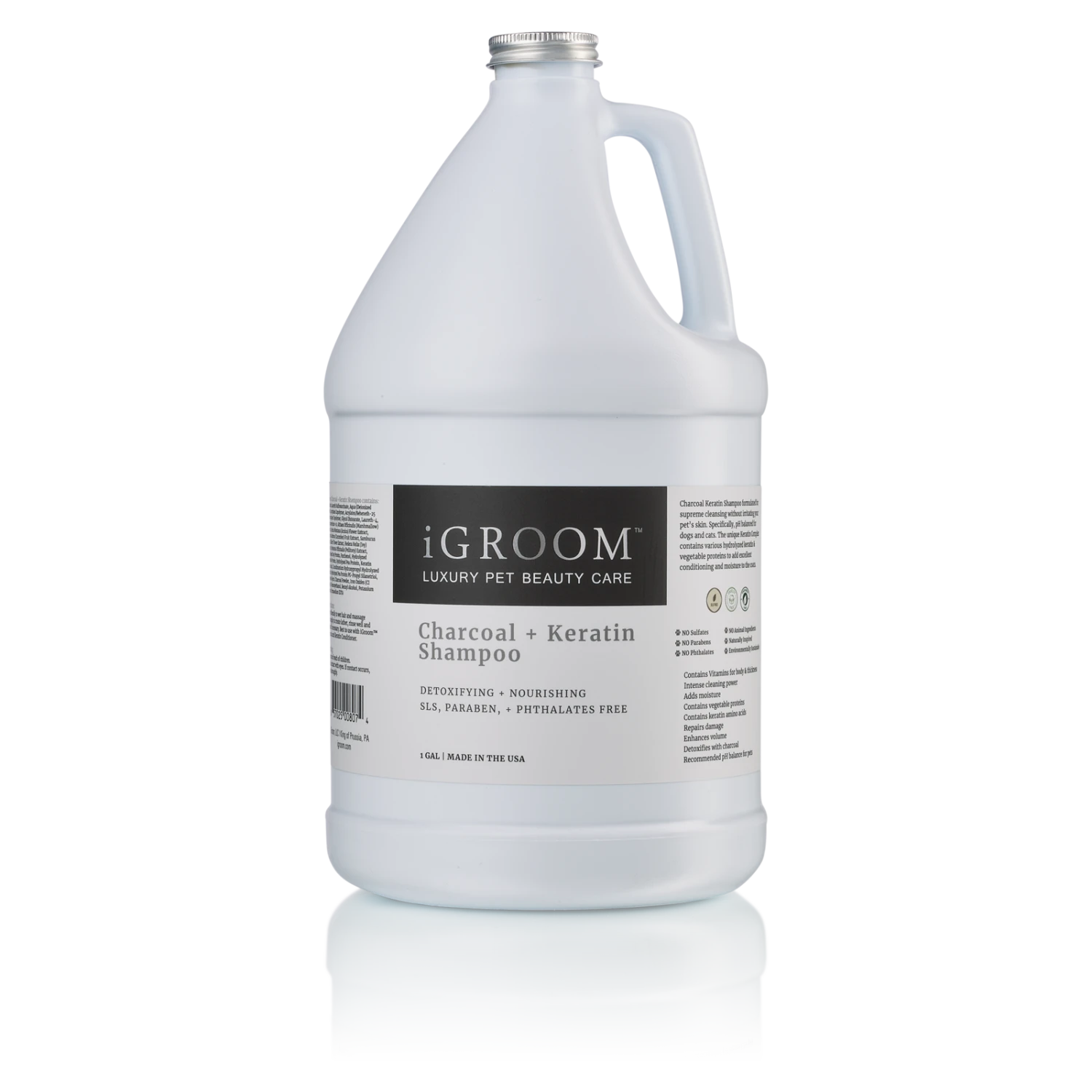 IGroom Charcoal + Keratin Shampoo 1 Gallon (3.8L) 1 IGroom Charcoal + Keratin Shampoo 1 Gallon (3.8L)