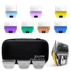 Joyzze 3 Wide Blade + 7 Wide Comb With Storage Case - Black