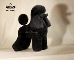 Mr. Jiang Poodle Lamb Clip Full Body Coat / Model Dog [Black] -Wah Shop MJ PC02K 2