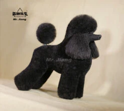 Mr. Jiang Poodle Lamb Clip Full Body Coat / Model Dog [Black] -Wah Shop MJ PC02K 4