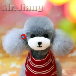 Mr. Jiang Teddy Bear Full Body Coat / Model Dog [Grey] -Wah Shop MJ TB02G 6