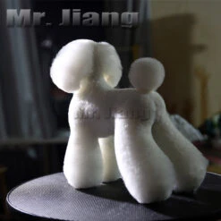Mr. Jiang Teddy Bear Full Body Coat / Model Dog [White] -Wah Shop MJ TB02W 2
