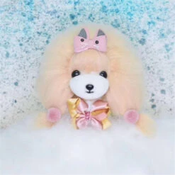 Mr. Jiang Teddy Bear Head Hair / Model Dog [Champagne] -Wah Shop MJ TB04C 4