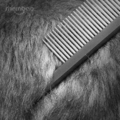 Shernbao Professional Pet Comb 18.7cm [Black] -Wah Shop S GSC187 BK 8