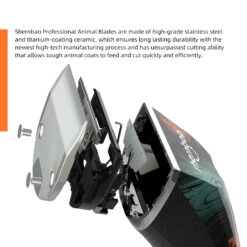 Shernbao Professional 5-in-1 Blade Clipper PGC721 -Wah Shop S PGC721 3
