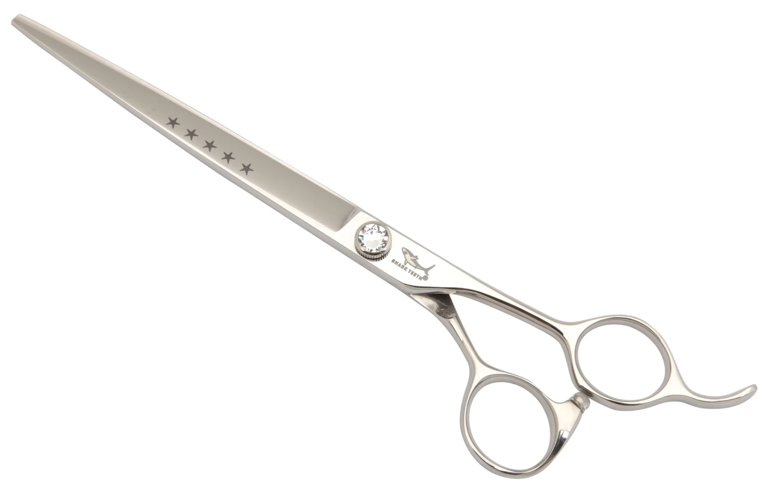 Shark Teeth 5 Star 8.5" Straight Scissors 1 Shark Teeth 5 Star 8.5" Straight Scissors
