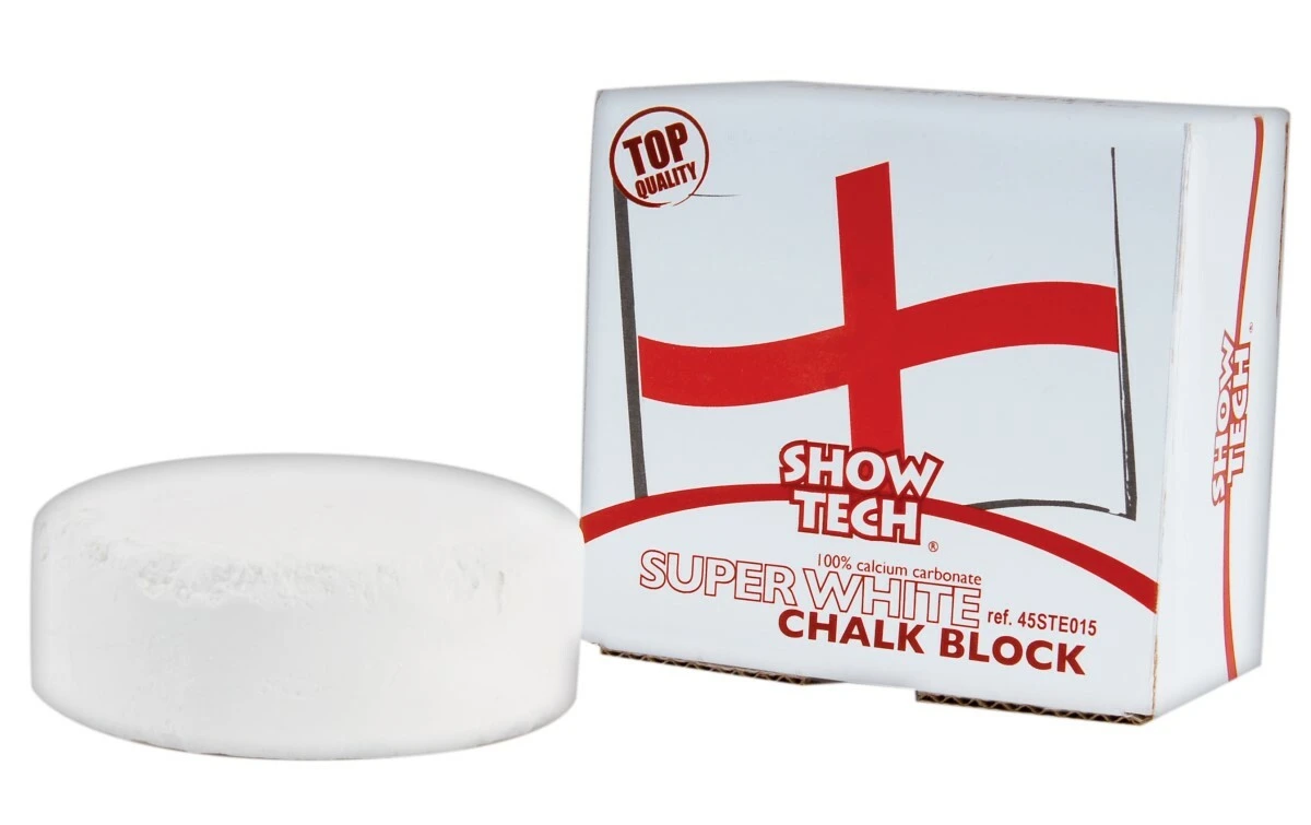 Show Tech English Super White Chalk Block Round 1 Show Tech English Super White Chalk Block Round
