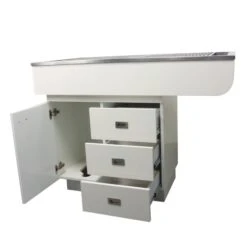 Dental Preparation Table With Stainless Steel Tub And Painted Cabinets -Wah Shop T FT851 2