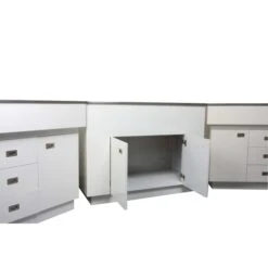 Dental Preparation Table With Stainless Steel Tub And Painted Cabinets -Wah Shop T FT851 3