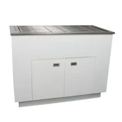Dental Preparation Table With Stainless Steel Tub And Painted Cabinets -Wah Shop T FT851 7