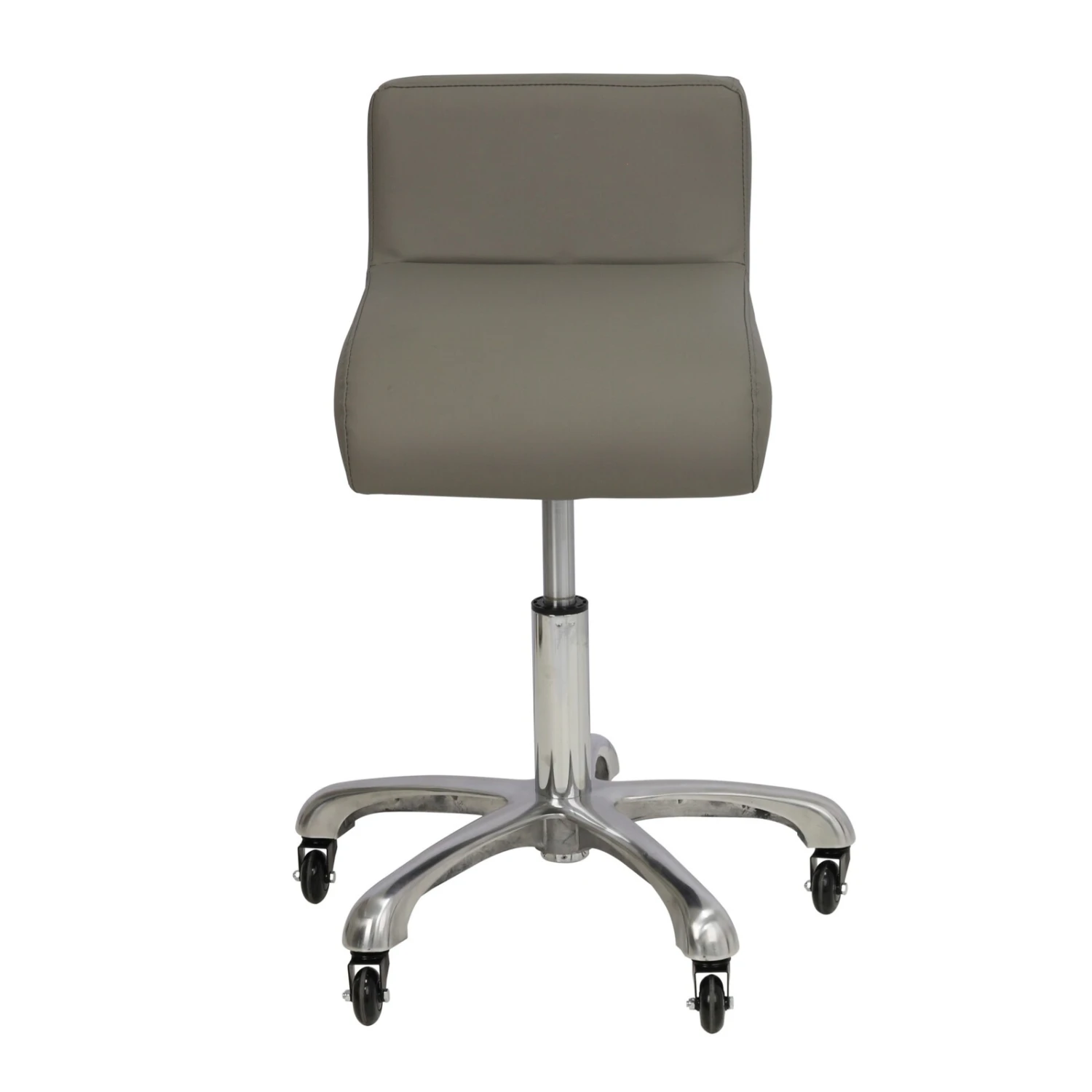 Groomer's Modern Groomer Stool With Square Cushion And Waist Support (Grey) 2 Groomer's Modern Groomer Stool With Square Cushion And Waist Support (Grey) - Image 2