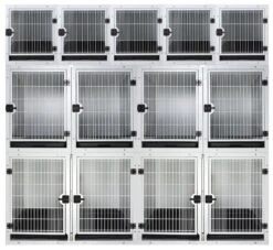 Aeolus KA505T Powder Coated Modular Cage - Medium -Wah Shop T KA505TM 2