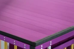 Aeolus 4-Berth Show Trolley With 4" Nylon Wheels - Large [Gold And Purple] -Wah Shop T KB511NAF GP Kit 3