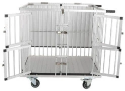 Aeolus 4-Berth Show Trolley With 4" Nylon Wheels - Large [Silver] -Wah Shop T KB511NAF SL Kit 2