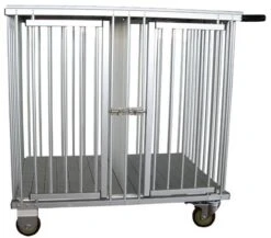 Aeolus 1-Berth Show Trolley With 4" Nylon Wheels - Large [Silver] -Wah Shop T KB511NAO SL Kit 2