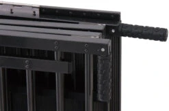 Aeolus 2-Berth Show Trolley With 6" Rubber Wheels - Large [BLACK] -Wah Shop T KB511NAT BK Kit6W 3