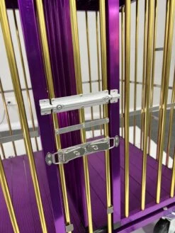 Aeolus 2-Berth Show Trolley With 4" Nylon Wheels [Gold And Purple] -Wah Shop T KB511NAT GP Kit 3