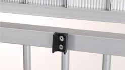 Aeolus 2-Berth Show Trolley With 6" Rubber Wheels - Large [Silver] -Wah Shop T KB511NAT SL Kit6W 3