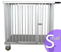 Aeolus 1-Berth Show Trolley With 4" Nylon Wheels - Small [Purple]