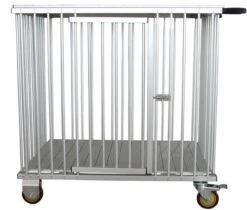 Aeolus 1-Berth Show Trolley With 4" Nylon Wheels - Small [Silver] -Wah Shop T KB513NAO SL Kit 5