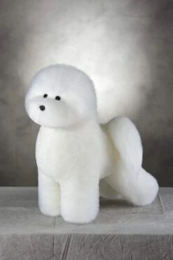 KissGrooming Bichon Frise Coat For Model Dog Mannequin [White] -Wah Shop T RMD32A1 1