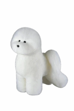 KissGrooming Bichon Frise Coat For Model Dog Mannequin [White] -Wah Shop T RMD32A1 2