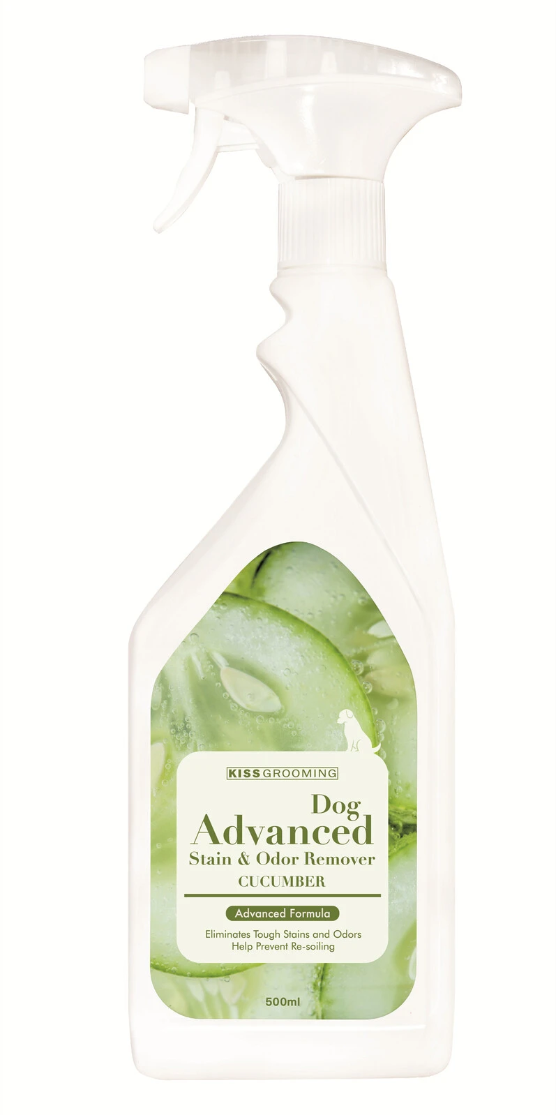 KissGrooming Advanced Stain & Odor Remover For Dog 500ml - Cucumber 1 KissGrooming Advanced Stain & Odor Remover For Dog 500ml - Cucumber