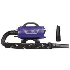 Aeolus Aeolian PRO Grooming Blaster Dryer With Heater - Blue Purple