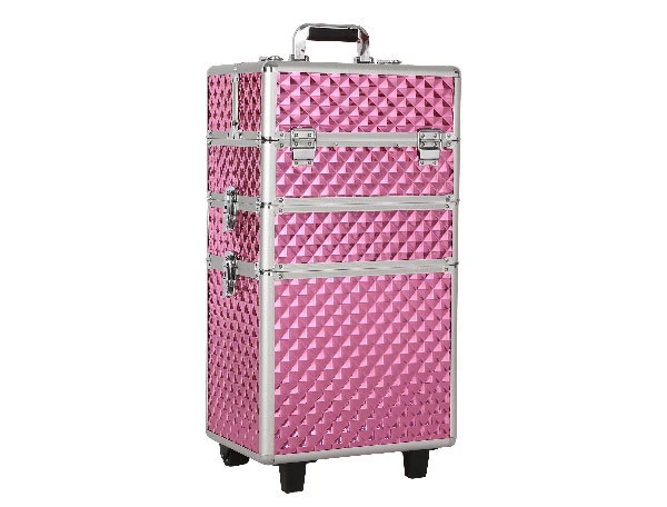 Aeolus Grooming Box Tool Case XL Trolley - Pink 1 Aeolus Grooming Box Tool Case XL Trolley - Pink