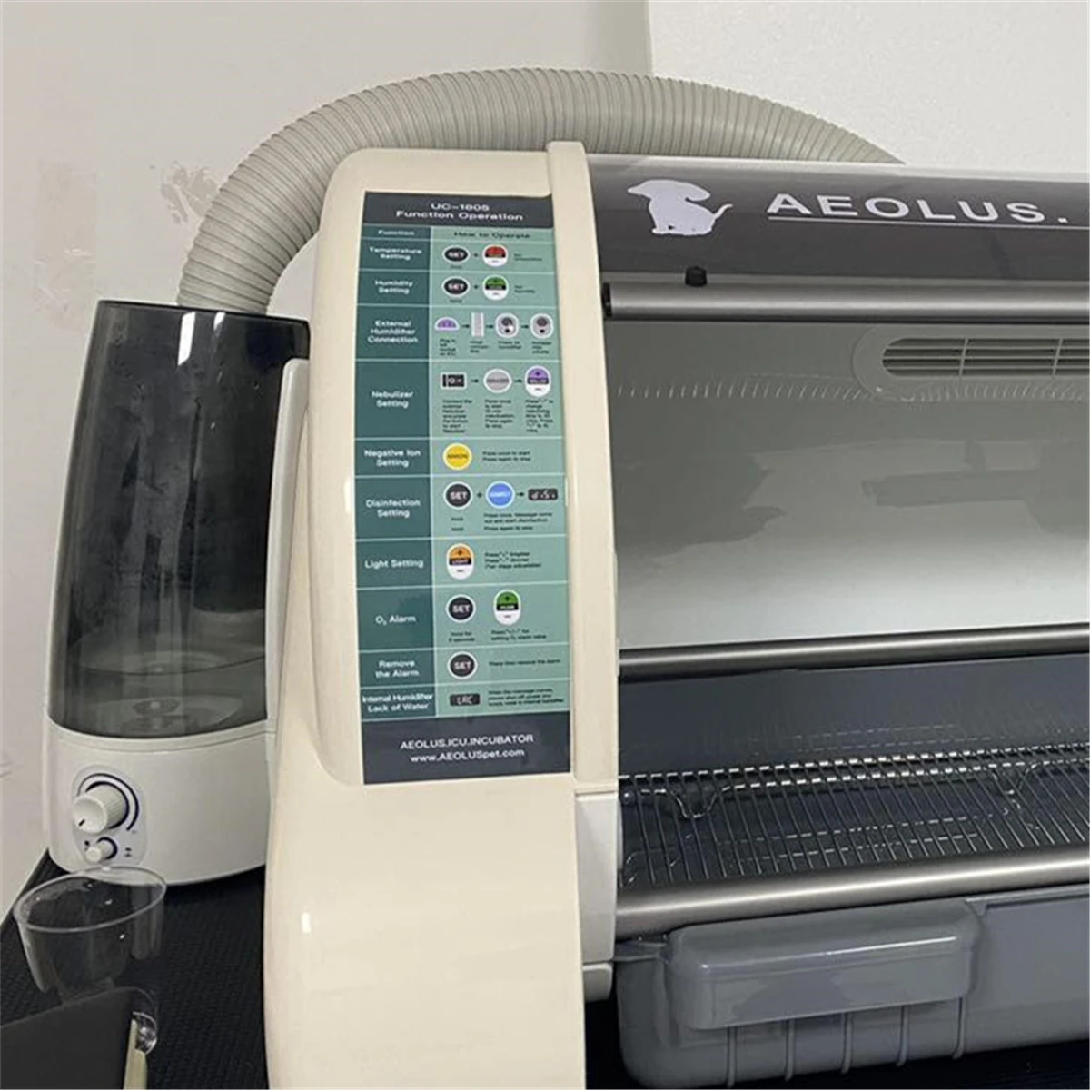 Ultrasonic Humidifier With Heating For UC1801/ 1803/1805 Incubator (G2) 4 Ultrasonic Humidifier With Heating For UC1801/ 1803/1805 Incubator (G2) - Image 4