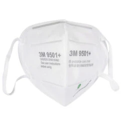 3M 9501+ Particulate Respirator N95 Face Mask Without Valve